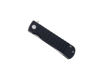Bestech Titan Flipper Pocket Knife Black G10 Handle D2 Plain Edge BG49A-1
