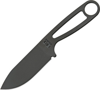 Ka-Bar Becker EsKabar Fixed Blade Knife Black 1095 Handle/Blade Drop Point Plain Black Blade KABK14