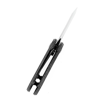 Kansept Korvid Mini Folding Knife Denim G10 Handle 154CM Plain Black Blade T3030A9