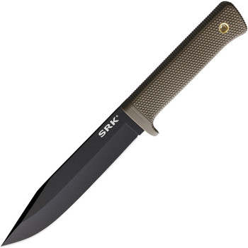 Cold Steel SRK Fixed Blade Knife Desert Earth Handle SK-5 Plain Black Blade 49LCKDEBK Cold Steel SRK Fixed Blade Knife Desert Earth Handle SK-5 Plain Black Blade 49LCKDEBK