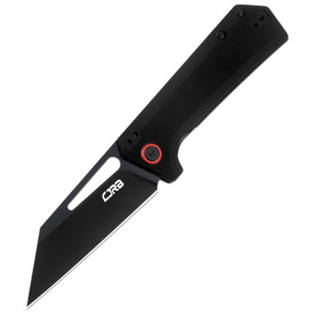 Artisan Cutlery CJRB Ruffian Folding Knife Black G10 Handle AR-RPM9 Drop Point Plain Black Blade J1924-BBK