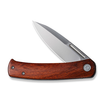 Discontinued Civivi Cetos Folding Knife Cuibourtia Wood/Stainless Steel Handle 14C28N Spear Point Plain Edge Silver Bead Blast Finish C21025B-4 Discontinued Civivi Cetos Folding Knife Cuibourtia Wood/Stainless Steel Handle 14C28N Spear Point Plain Edge Silver Bead Blast Finish C21025B-4