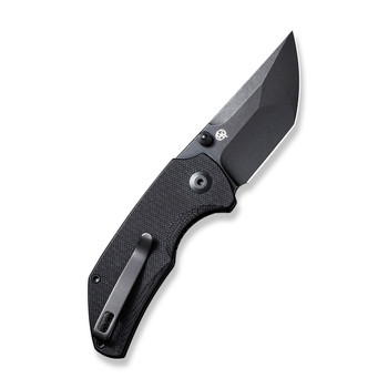 Civivi Thug 2 Folding Knife Black G10 Handle Nitro V Tanto Plain Edge Black Stonewash Finish C20028C-1