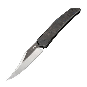CMB Zetsu Folding Knife Titanium/Carbon Fiber Handle M390 Plain Edge Satin Finish CMB-09B