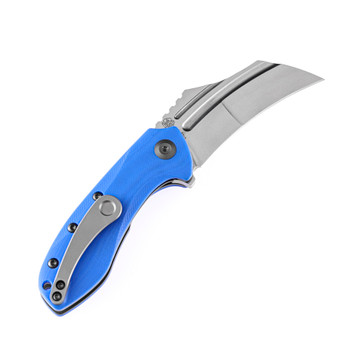 Kansept KTC3 Folding Knife Dark Blue G10 Handle 154CM Plain Edge Stonewash Finish T1031A3