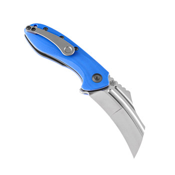 Kansept KTC3 Folding Knife Dark Blue G10 Handle 154CM Plain Edge Stonewash Finish T1031A3