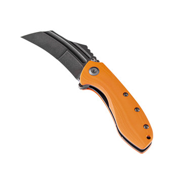 Kansept KTC3 Folding Knife Orange G10 Handle 154CM Plain Black Blade T1031A4