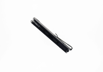 Petrified Fish Beluga Folding Knife Black G10 Handle K110 Tanto Plain Edge Stonewash Finish PF-P01T-DW