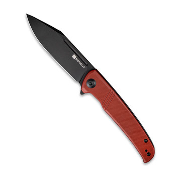 Discontinued Sencut Brazoria Folding Knife Burgundy G10 Handle D2 Clip Point Plain Edge Black Stonewash Finish SA12C Discontinued Sencut Brazoria Folding Knife Burgundy G10 Handle D2 Clip Point Plain Edge Black Stonewash Finish SA12C