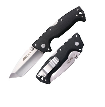 Cold Steel AD-10 Lite Folding Knife Black GFN Handle AUS-10 Tanto Plain Edge FL-AD10T