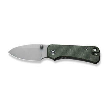 Civivi Baby Banter Folding Knife Green Micarta Handle Nitro V Drop Point Plain Edge C19068SB-1 Civivi Baby Banter Folding Knife Green Micarta Handle Nitro V Drop Point Plain Edge C19068SB-1