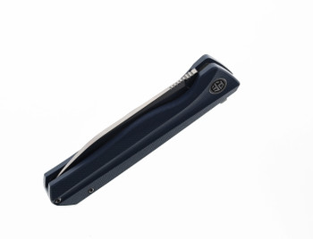 Petrified Fish Folding Knife Gray G10 Handle D2 Plain Edge Satin Finish PF-818-GAS