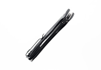 Petrified Fish Folding Knife Black/Green G10 Handle D2 Plain Edge Satin Finish PF-838GRS