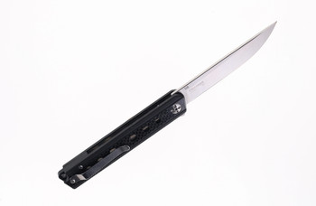 FreeTiger Flipper Folding Knife Black G10 Handle D2 Plain Edge FT909