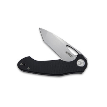 Kubey Dugu Folding Knife Black G10 Handle 14C28N Plain Edge Sandblast Finish KU159C Kubey Dugu Folding Knife Black G10 Handle 14C28N Plain Edge Sandblast Finish KU159C