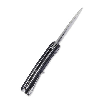 Kubey Dugu Folding Knife Black G10 Handle 14C28N Plain Edge Sandblast Finish KU159C Kubey Dugu Folding Knife Black G10 Handle 14C28N Plain Edge Sandblast Finish KU159C