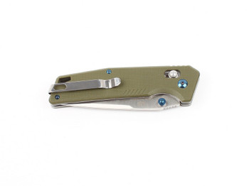 Ganzo Firebird Folding Knife Green G10 Handle 440C Drop Point Plain Edge FB7601-GR
