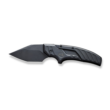 WE Typhoeus Folding Knife Black Titanium Handle 20CV Plain Edge Black Stonewash Finish WE21036B-1
