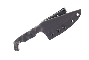 Stroup Knives Bravo 5 Fixed Blade Knife Black G10 Handle 1095 Plain Edge