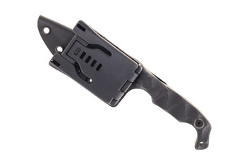 Stroup Knives Bravo 5 Fixed Blade Knife Black G10 Handle 1095 Plain Edge