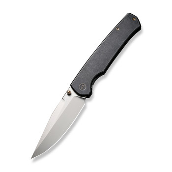 本セット③ WE Evoke Folding Knife Black Titanium Handle 20CV Clip Point Plain