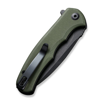 Civivi Mini Praxis Folding Knife Green G10 Handle D2 Drop Point Plain Edge Black Stonewash Finish C18026C-1 Civivi Mini Praxis Folding Knife Green G10 Handle D2 Drop Point Plain Edge Black Stonewash Finish C18026C-1