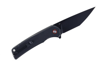 FreeTiger Folding Knife Black G10 Handle D2 Plain Black Blade FT919P-BKB