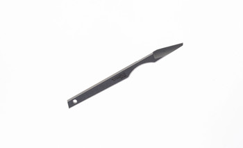 18 Cutlery Co. Crow Peck Scalpel Fixed Blade Neck Knife Natural Stonewash Finish Handle/Blade D2