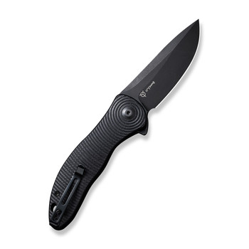 Discontinued Civivi Synergy3 Folding Knife Black G10 Handle Nitro-V Drop Point Plain Edge Black Stonewash Finish C20075D-1 Discontinued Civivi Synergy3 Folding Knife Black G10 Handle Nitro-V Drop Point Plain Edge Black Stonewash Finish C20075D-1