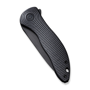 Discontinued Civivi Synergy3 Folding Knife Black G10 Handle Nitro-V Drop Point Plain Edge Black Stonewash Finish C20075D-1 Discontinued Civivi Synergy3 Folding Knife Black G10 Handle Nitro-V Drop Point Plain Edge Black Stonewash Finish C20075D-1