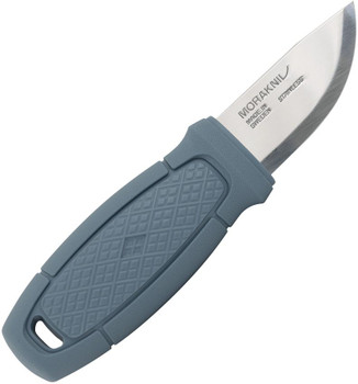 Morakniv Eldris Light Duty Fixed Blade Knife Blue-Gray Polymer Handle SS Plain Edge Satin Finish 13851