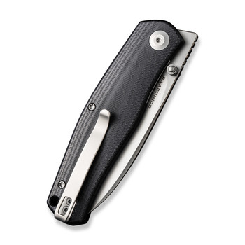 Civivi Sokoke Folding Knife Black G10 Handle 14C28N Drop Point Plain Edge Silver Bead Blast Finish C22007-1 Civivi Sokoke Folding Knife Black G10 Handle 14C28N Drop Point Plain Edge Silver Bead Blast Finish C22007-1