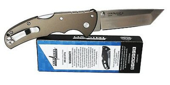 Cold Steel Code 4 Tanto Point Knife S35VN Plain Edge Black Handle 58PT