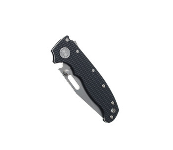 Demko AD20.5 Black G10 Handle Shark Lock Clip Point S35VN Plain Edge Pocket Knife