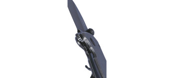 CRKT Squid Compact Folding Knife Gray Stainless Steel Handle 8Cr13MoV Plain Edge Stonewash Finish 2485K