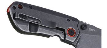 CRKT Overland Compact Folding Knife OD Green G10/Stainless Steel Handle D2 Plain Edge Stonewash Finish 6277