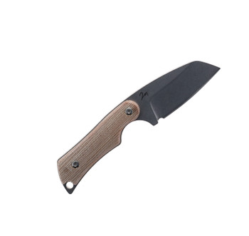Mercury Kali Fixed Blade Knife Natural Canvas Handle N690 Sheepsfoot Plain Edge MY-9KALISF-NCFC