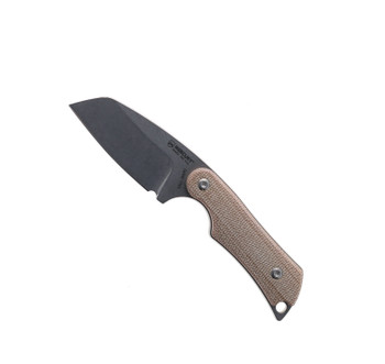 Mercury Kali Fixed Blade Knife Natural Canvas Handle N690 Sheepsfoot Plain Edge MY-9KALISF-NCFC