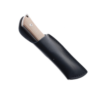 Mercury Kali Fixed Blade Knife Natural Canvas Handle N690 Sheepsfoot Plain Edge MY-9KALISF-NCFC