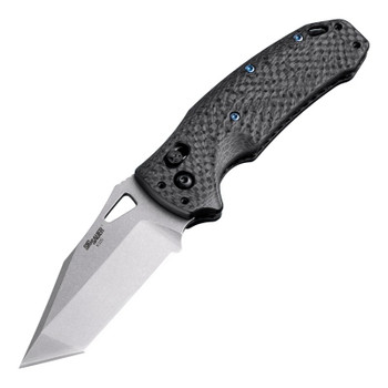 Hogue SIG K320 Folding Knife Black Carbon Fiber Handle 20CV Tanto Plain Edge 36390-Lim