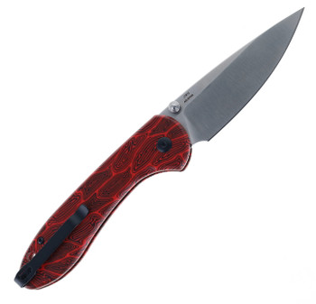 WMK Exclusive BUTTON Lock CJRB FELDSPAR Folding Knife Black/Red G10 GMascus Handle AR-RPM9 Stonewashed plain Edge J1912-MFS WMK Exclusive BUTTON Lock CJRB FELDSPAR Folding Knife Black/Red G10 GMascus Handle AR-RPM9 Stonewashed plain Edge J1912-MFS