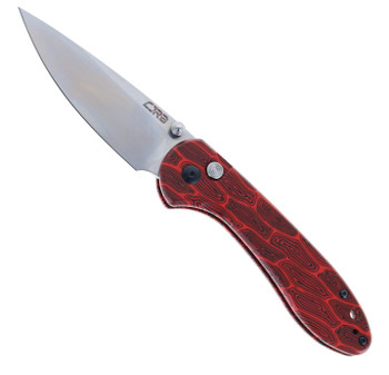 WMK Exclusive BUTTON Lock CJRB FELDSPAR Folding Knife Black/Red G10 GMascus Handle AR-RPM9 Stonewashed plain Edge J1912-MFS WMK Exclusive BUTTON Lock CJRB FELDSPAR Folding Knife Black/Red G10 GMascus Handle AR-RPM9 Stonewashed plain Edge J1912-MFS