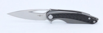 (Scratches and Blade Play) Open Box/Returned TwoSun Folding Knife Carbon Fiber Titanium Handle Plain Edge Liner Lock TS228 (Scratches and Blade Play) Open Box/Returned TwoSun Folding Knife Carbon Fiber Titanium Handle Plain Edge Liner Lock TS228