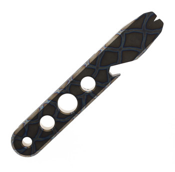 TwoSun Full TC4 Fire Titanium EDC Outdoor Tool Prybar EDC-11-FIRE