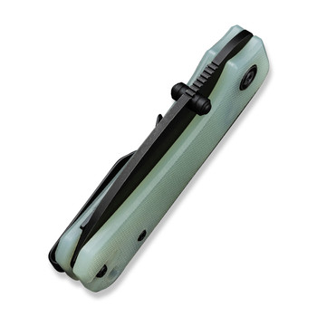 Civivi Baby Banter Folding Knife Natural G10 Handle Nitro-V Drop Point Plain Edge Black Stonewash Finish C19068S-8