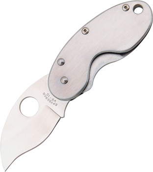 Spyderco Cricket Plain Edge Reverse S Blade Folding Knife VG10 Stainless Steel Handle C29P Spyderco Cricket Plain Edge Reverse S Blade Folding Knife VG10 Stainless Steel Handle C29P