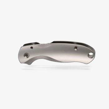 Flytanium Lotus Stonewash Titanium Scales for Spyderco Para 3 Knife FLY-1013