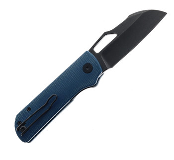 Divo Knives Pony Stout Folding Knife Blue Micarta Black-Stonewashed 14c28n Steel Divo Knives Pony Stout Folding Knife Blue Micarta Black-Stonewashed 14c28n Steel