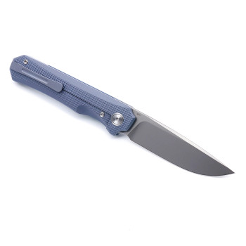 Miguron Knives Koraki II Front Flipper Folding Knife M390 Blade Blue Anodized Titanium Handle Pocket Knife MGR-606BUII Miguron Knives Koraki II Front Flipper Folding Knife M390 Blade Blue Anodized Titanium Handle Pocket Knife MGR-606BUII