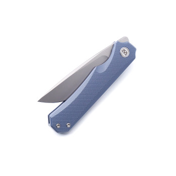 Miguron Knives Koraki II Front Flipper Folding Knife M390 Blade Blue Anodized Titanium Handle Pocket Knife MGR-606BUII Miguron Knives Koraki II Front Flipper Folding Knife M390 Blade Blue Anodized Titanium Handle Pocket Knife MGR-606BUII